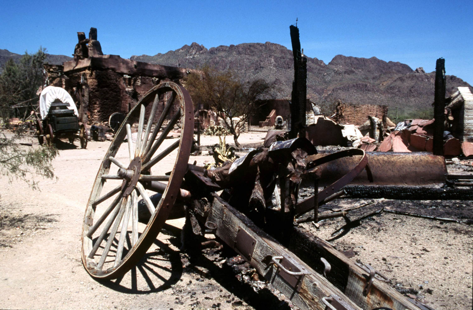 Fire at Old Tucson